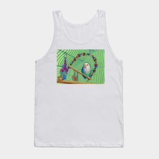 Blue the Love Bird Tank Top